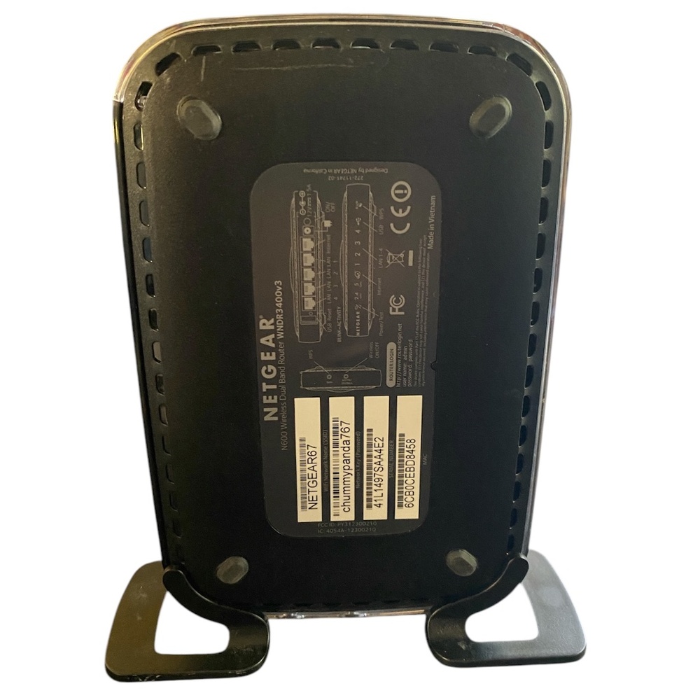 NETGEAR Wi-Fi Wireless N600 Dual Band Router WNDR3400 - Picture 4 of 8